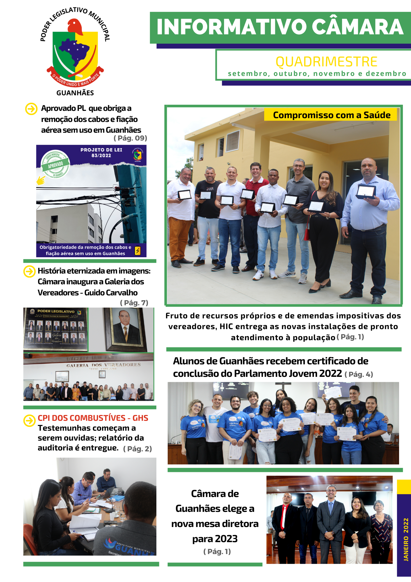 Boletim informativo quadrimestral 2022 - AGOSTO A DEZEMBRO