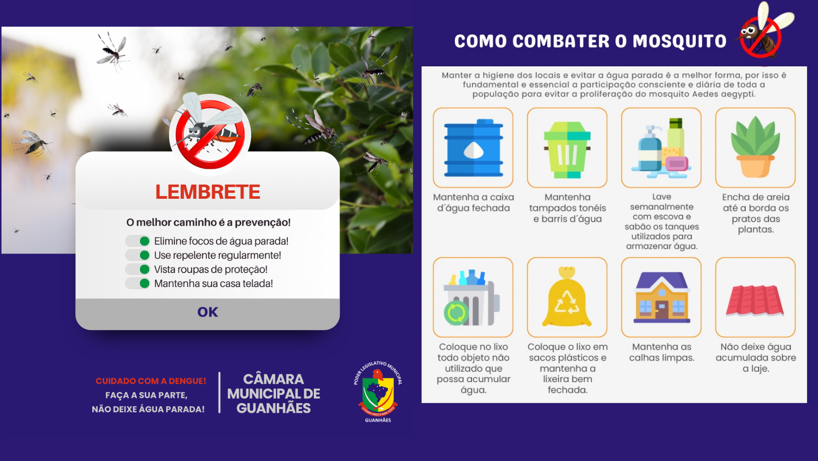 🚨 Atenção para o alerta de dengue! 🚨