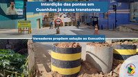 Interdição das pontes em Guanhães já causa transtornos, vereadores propõem solução ao Executivo, em programa de rádio